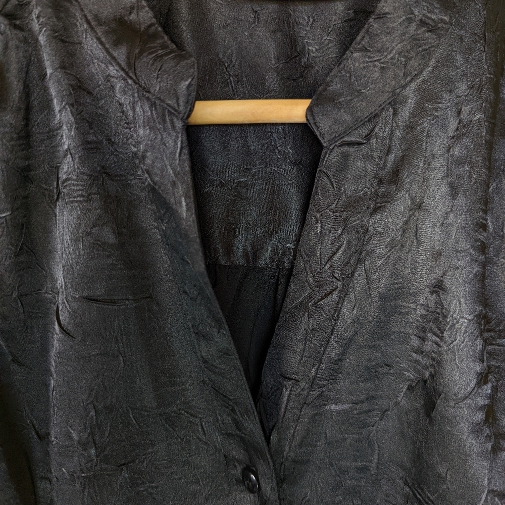 Croft and Borrow Stretch Black Long Sleeve Size Large - Picture 6 of 10